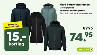 Pets Place Nord Berg winterjassen aanbieding
