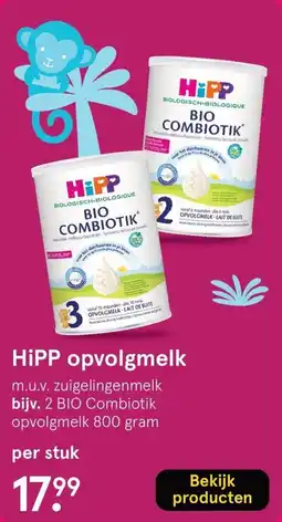 Etos HiPP opvolgmelk aanbieding