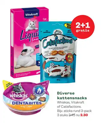 Welkoop Diverse kattensnacks aanbieding