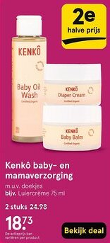 Etos Kenkô baby- en mamaverzorging aanbieding