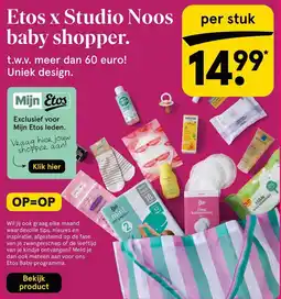 Etos Etos x Studio Noos baby shopper aanbieding