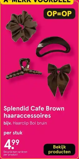 Etos Splendid Cafe Brown haaraccessoires aanbieding
