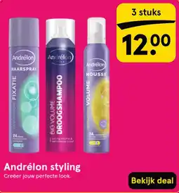 Etos Andrélon styling aanbieding