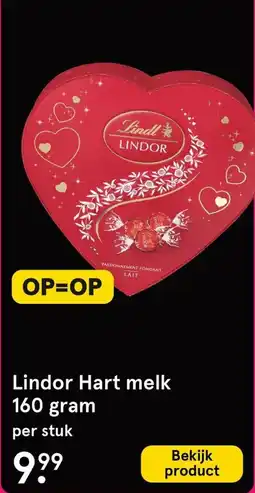Etos Lindor Hart melk aanbieding