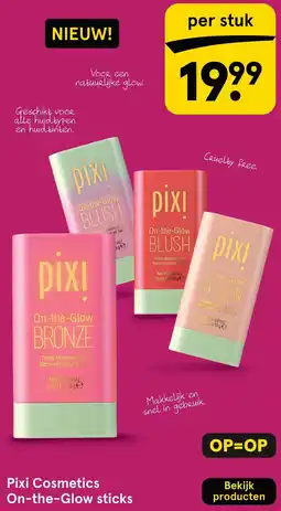 Etos Pixi Cosmetics On-the-Glow sticks aanbieding