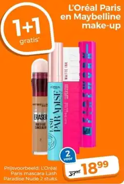 Trekpleister L'Oréal Paris en Maybelline make-up aanbieding