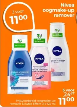 Trekpleister Nivea oogmake-up remover aanbieding