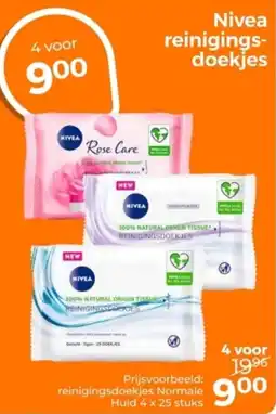 Trekpleister Nivea reinigingsdoekjes aanbieding