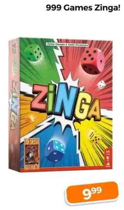 Trekpleister 999 Games Zinga! aanbieding