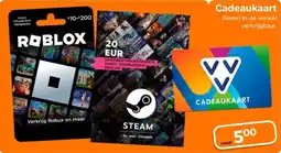 Trekpleister Cadeaukaart aanbieding