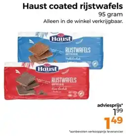 Trekpleister Haust coated rijstwafels aanbieding