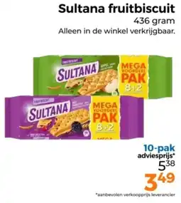 Trekpleister Sultana fruitbiscuit aanbieding