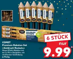 Kaufland DE Comet Premium Raketen Set Goldrush Rockets aanbieding