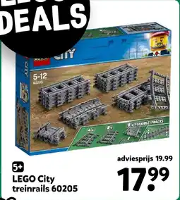 Intertoys LEGO City treinrails 60205 aanbieding