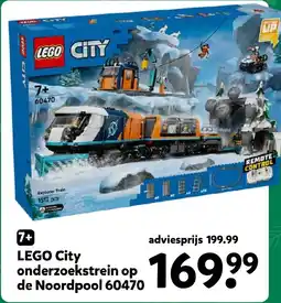 Intertoys LEGO City onderzoekstrein op Noordpool 60470 aanbieding