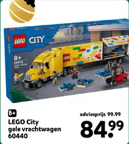 Intertoys LEGO City gele vrachtwagen 60440 aanbieding