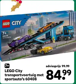 Intertoys LEGO City transportvoertuig met sportauto's 60408 aanbieding
