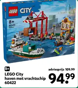 Intertoys LEGO City haven met vrachtschip 60422 aanbieding