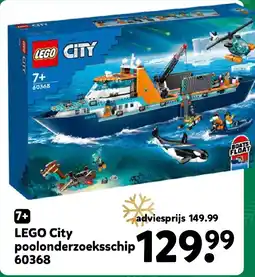 Intertoys LEGO City poolonderzoeksschip aanbieding