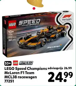 Intertoys LEGO Speed Champions McLaren F1 Team MCL38 racewagen 77251 aanbieding