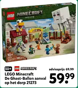 Intertoys LEGO Minecraft De Ghast-Ballon aanval op het dorp 21273 aanbieding