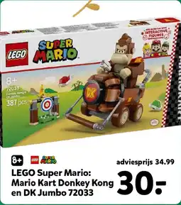 Intertoys LEGO Super Mario: Mario Kart Donkey Kong en DK Jumbo 72033 aanbieding