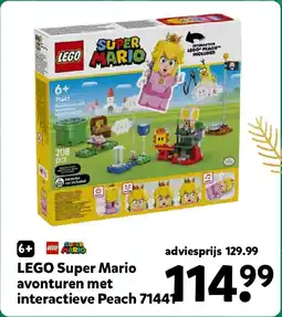 Intertoys LEGO Super Mario avonturen met interactieve Peach 71441 aanbieding