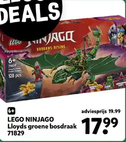 Intertoys LEGO Ninjago Lloyds groene bosdraak 71829 aanbieding