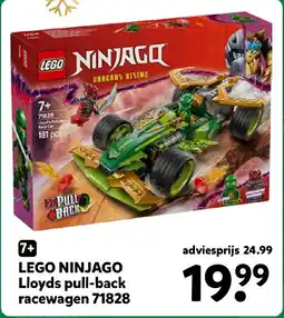 Intertoys LEGO Ninjago Lloyds pull-back racewagen 71828 aanbieding