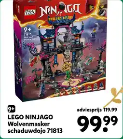 Intertoys LEGO Ninjago Wolvenmasker schaduwdojo 71813 aanbieding