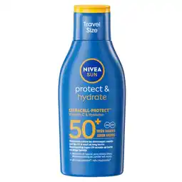Kruidvat NIVEA Sun Protect & Hydrate SPF50+ Zonnemelk aanbieding