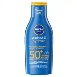 Kruidvat NIVEA Sun Protect & Hydrate SPF50+ Zonnemelk aanbieding