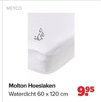 Baby-Dump Molton hoeslaken aanbieding