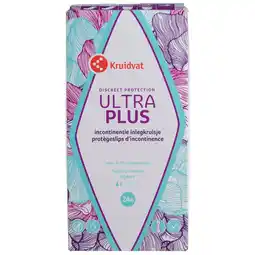 Kruidvat Kruidvat Discreet Protection Ultra Plus Incontinentie Inlegkruisjes aanbieding