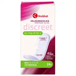 Kruidvat Kruidvat Discreet Protection Ultra Plus Incontinentie Inlegkruisjes aanbieding