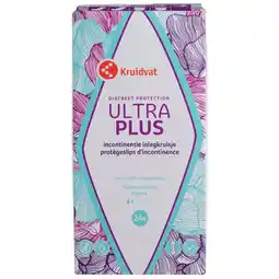 Kruidvat Kruidvat Discreet Protection Ultra Plus Incontinentie Inlegkruisjes aanbieding