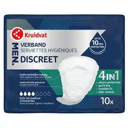 Kruidvat Kruidvat Discreet Protection Men Incontinentieverband aanbieding
