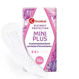 Kruidvat Kruidvat Discreet Protection Mini Plus Incontinentieverband aanbieding