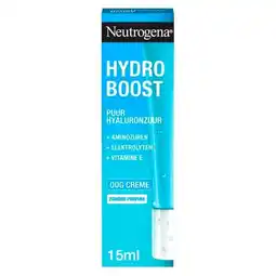 Trekpleister Neutrogena Hydro Boost Oogcrème aanbieding