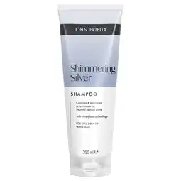 Trekpleister John Frieda Shimmering Silver Shampoo aanbieding