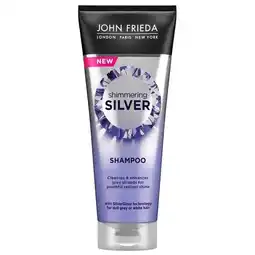 Trekpleister John Frieda Shimmering Silver Shampoo aanbieding
