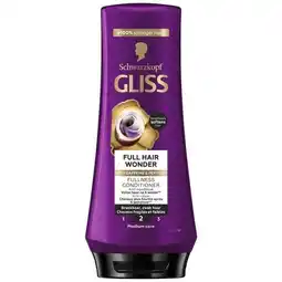 Trekpleister Gliss Full Hair Wonder Fullness Conditioner aanbieding