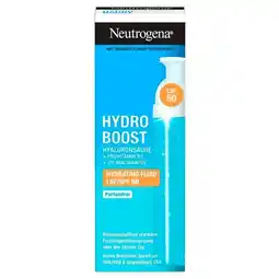 Trekpleister Neutrogena Hydro Boost Hydrating Fluid met SPF50 aanbieding