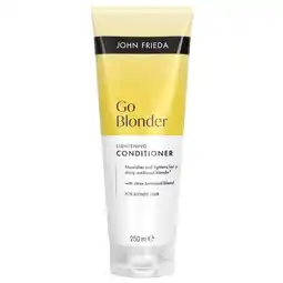 Trekpleister John Frieda Sheer Blonde Go Blonder Lightening Conditioner aanbieding