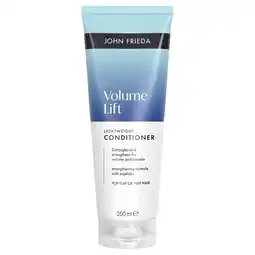 Trekpleister John Frieda Volume Lift Lightweight Conditioner aanbieding