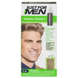Trekpleister Just For Men Original Formula H-25 Donkerblond Haarkleuring aanbieding