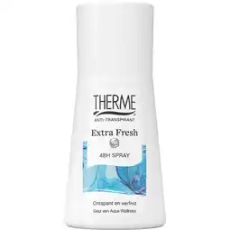 Trekpleister Therme Extra Fresh 48H Antitranspirant Spray aanbieding