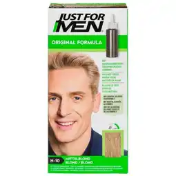 Trekpleister Just For Men Original Formula H-10 Blond Haarkleuring aanbieding