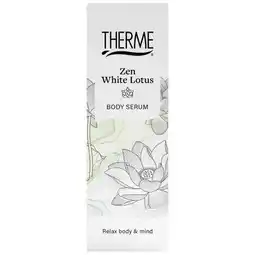 Trekpleister Therme Zen White Lotus Bodyserum aanbieding