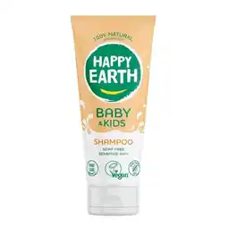 Trekpleister Happy Earth Baby & Kids 100% Natural Shampoo aanbieding